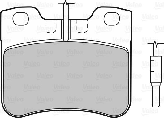 Valeo 598360 - Kit pastiglie freno, Freno a disco autozon.pro