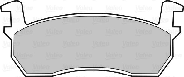 Valeo 598384 - Kit pastiglie freno, Freno a disco autozon.pro