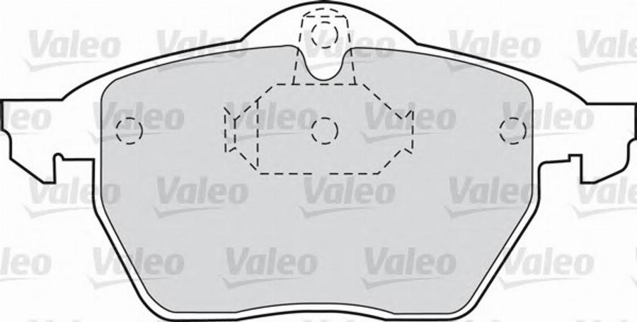 Valeo 598321 - Kit pastiglie freno, Freno a disco autozon.pro