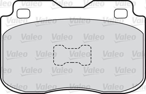 Valeo 598371 - Kit pastiglie freno, Freno a disco autozon.pro