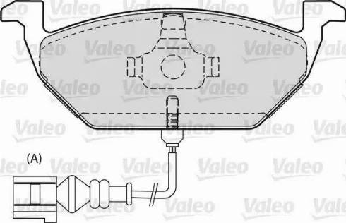 Valeo 598298 - Kit pastiglie freno, Freno a disco autozon.pro