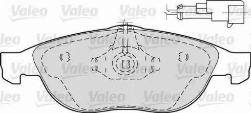 Valeo 598297 - Kit pastiglie freno, Freno a disco autozon.pro