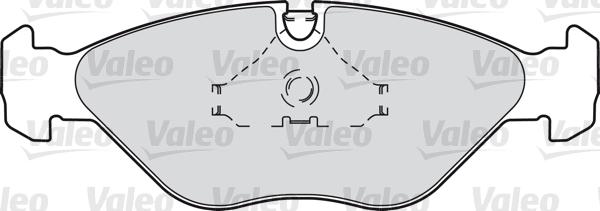 Valeo 598269 - Kit pastiglie freno, Freno a disco autozon.pro