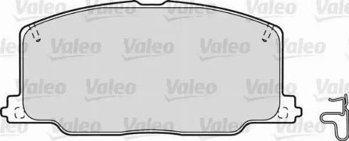 Valeo 598267 - Kit pastiglie freno, Freno a disco autozon.pro