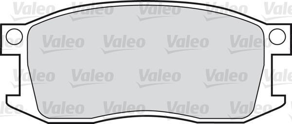 Valeo 598208 - Kit pastiglie freno, Freno a disco autozon.pro