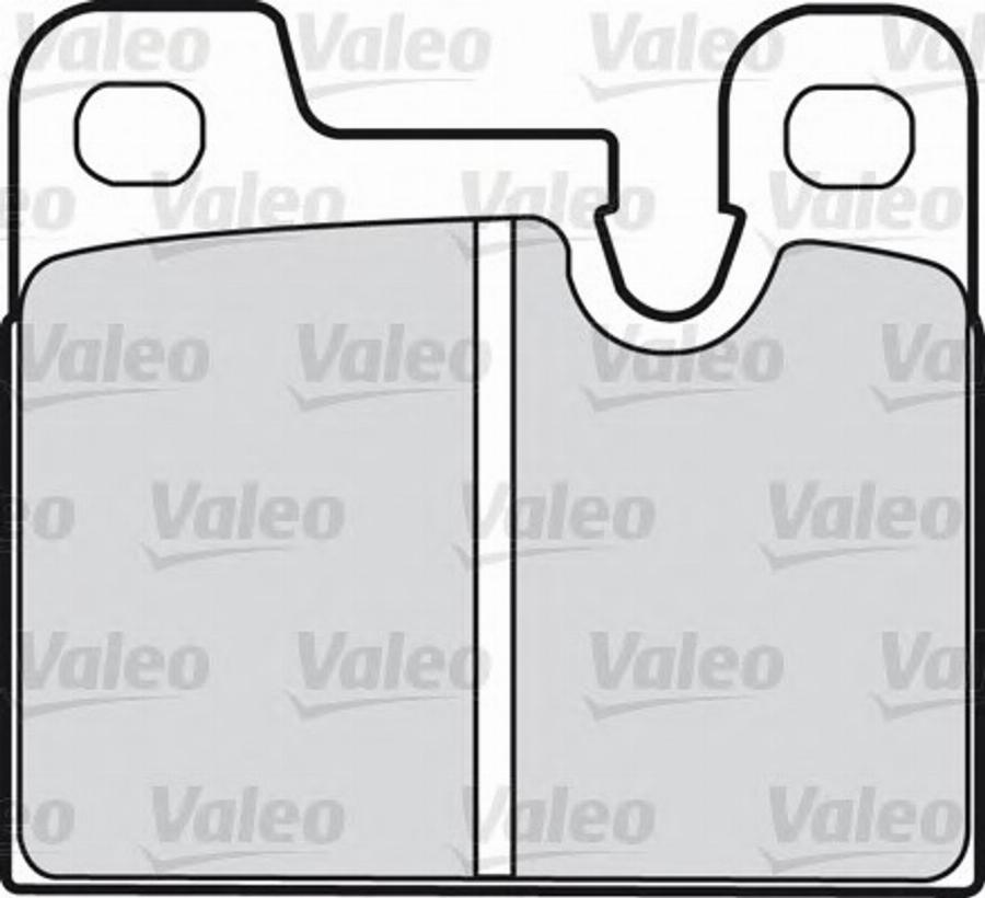 Valeo 598202 - Kit pastiglie freno, Freno a disco autozon.pro