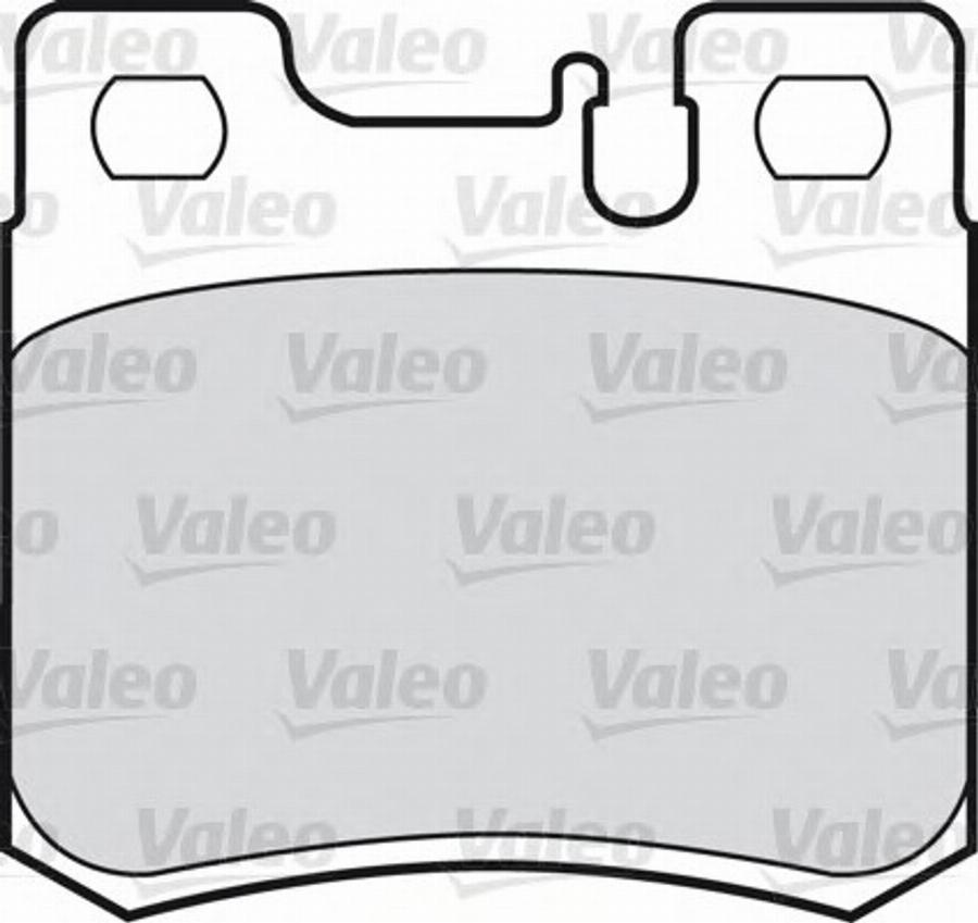 Valeo 598235 - Kit pastiglie freno, Freno a disco autozon.pro