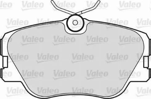 Valeo 598225 - Kit pastiglie freno, Freno a disco autozon.pro