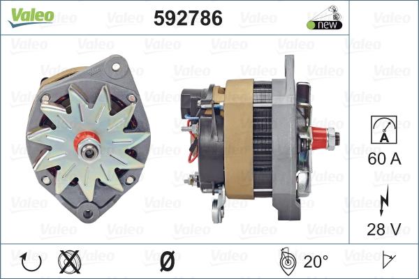 Valeo 592786 - Alternatore autozon.pro