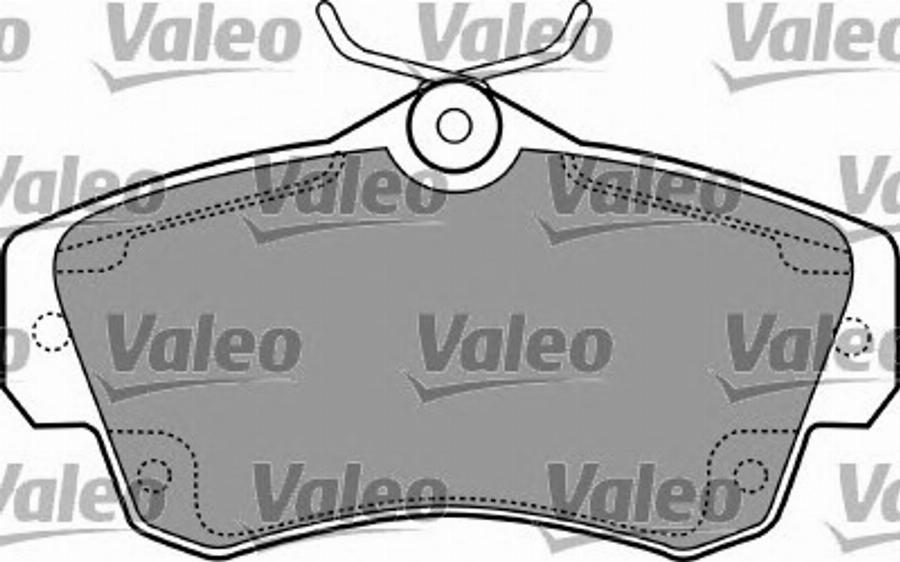 Valeo 597409 - Kit pastiglie freno, Freno a disco autozon.pro