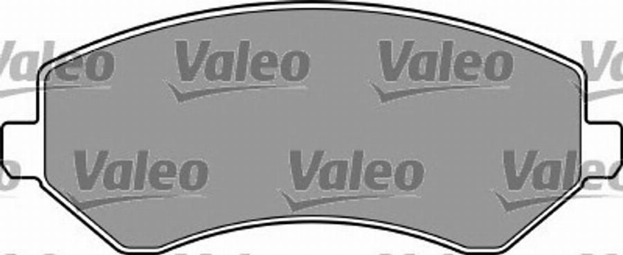 Valeo 597408 - Kit pastiglie freno, Freno a disco autozon.pro