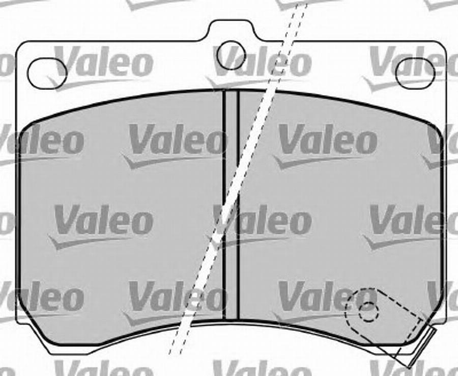 Valeo 597417 - Kit pastiglie freno, Freno a disco autozon.pro