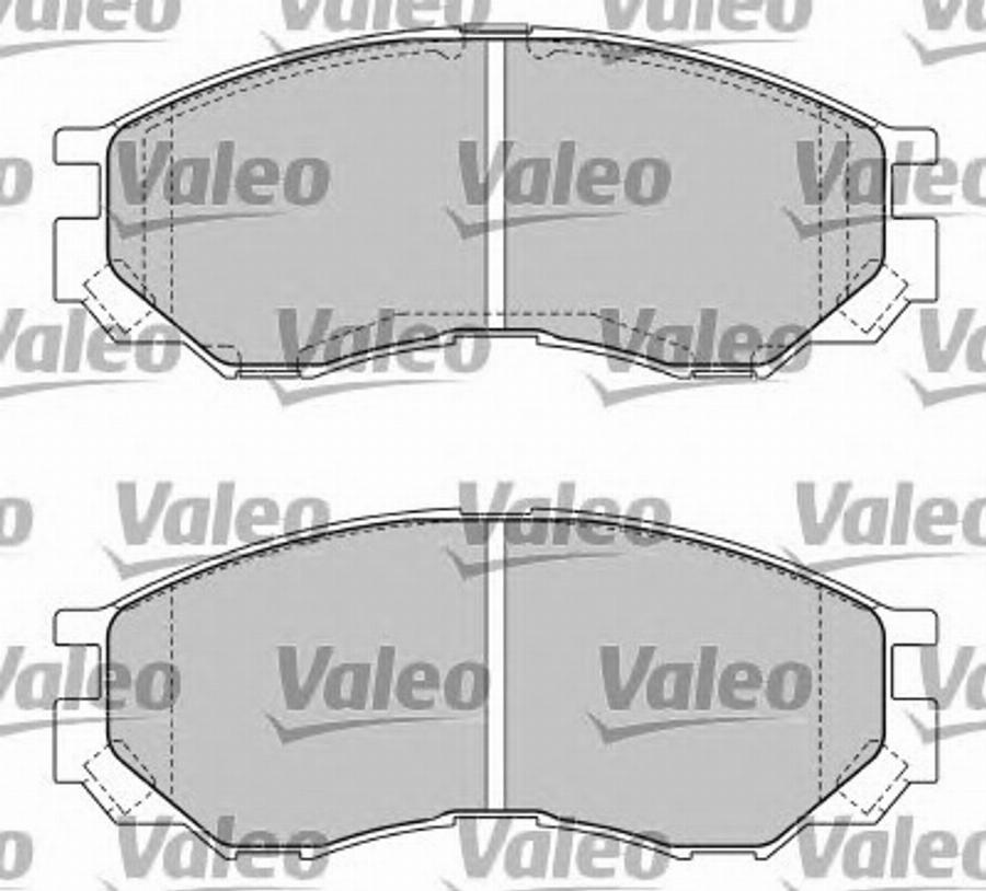 Valeo 597476 - Kit pastiglie freno, Freno a disco autozon.pro