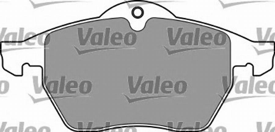 Valeo 597549 - Kit pastiglie freno, Freno a disco autozon.pro