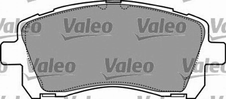 Valeo 597507 - Kit pastiglie freno, Freno a disco autozon.pro