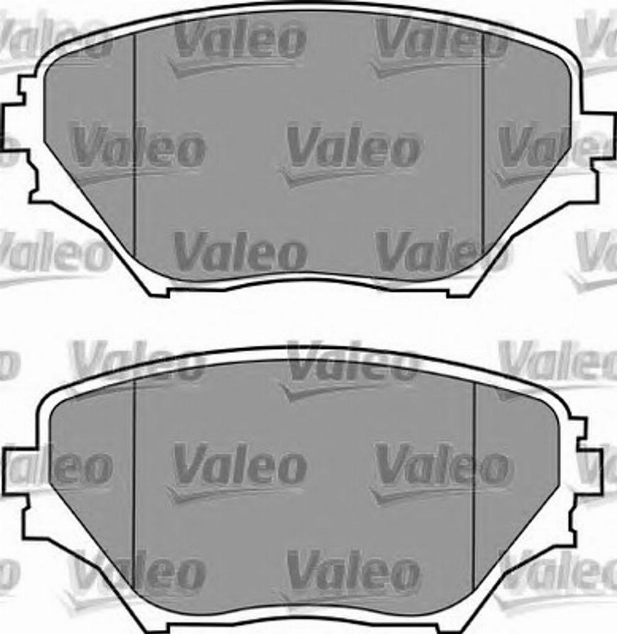 Valeo 597517 - Kit pastiglie freno, Freno a disco autozon.pro