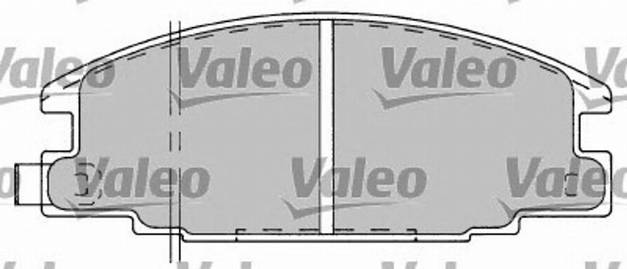 Valeo 597093 - Kit pastiglie freno, Freno a disco autozon.pro