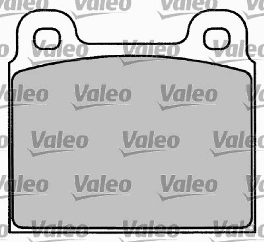 Valeo 597001 - Kit pastiglie freno, Freno a disco autozon.pro