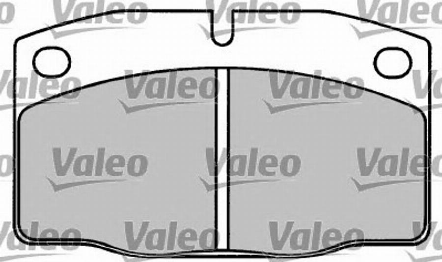 Valeo 597008 - Kit pastiglie freno, Freno a disco autozon.pro