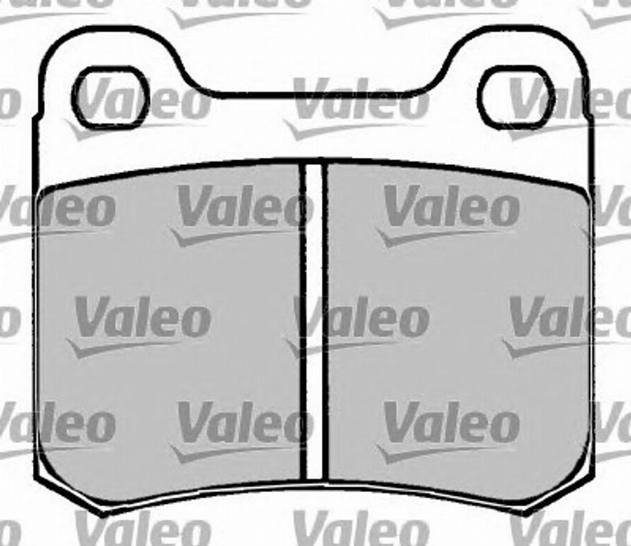 Valeo 597014 - Kit pastiglie freno, Freno a disco autozon.pro