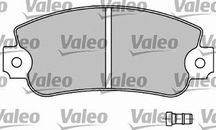 Valeo 597180 - Kit pastiglie freno, Freno a disco autozon.pro