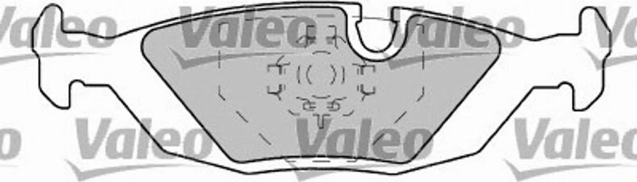 Valeo 597016 - Kit pastiglie freno, Freno a disco autozon.pro