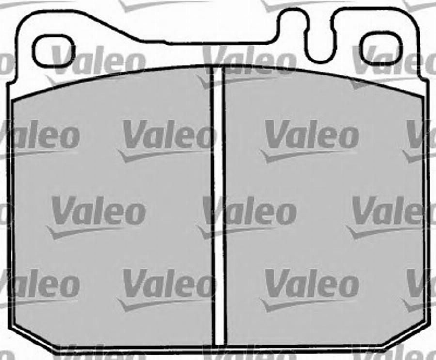 Valeo 597010 - Kit pastiglie freno, Freno a disco autozon.pro