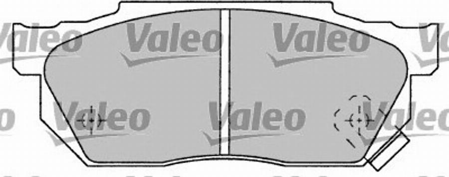 Valeo 597022 - Kit pastiglie freno, Freno a disco autozon.pro