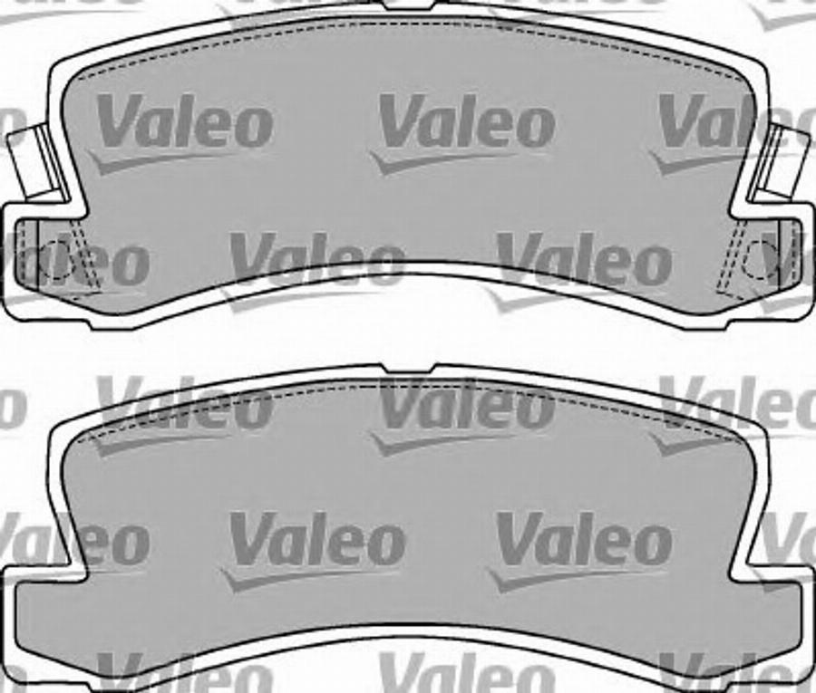 Valeo 597198 - Kit pastiglie freno, Freno a disco autozon.pro