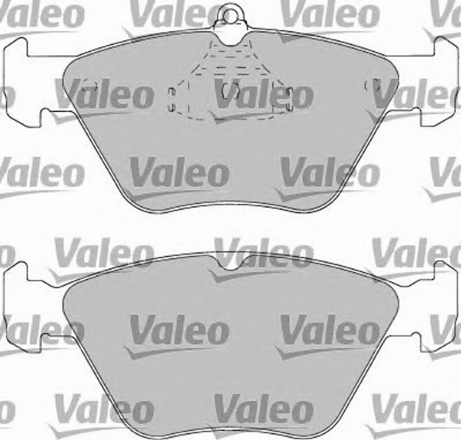 Valeo 597197 - Kit pastiglie freno, Freno a disco autozon.pro