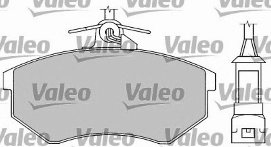 Valeo 597143 - Kit pastiglie freno, Freno a disco autozon.pro