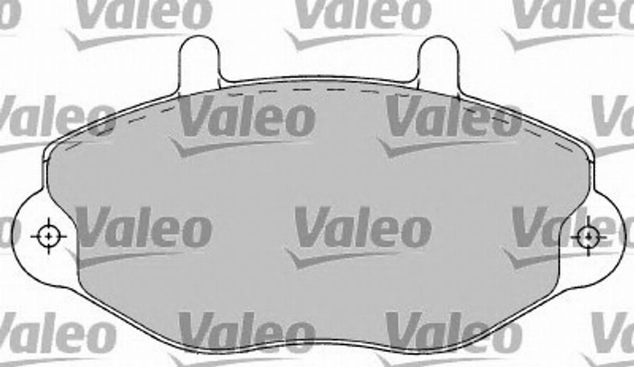 Valeo 597154 - Kit pastiglie freno, Freno a disco autozon.pro