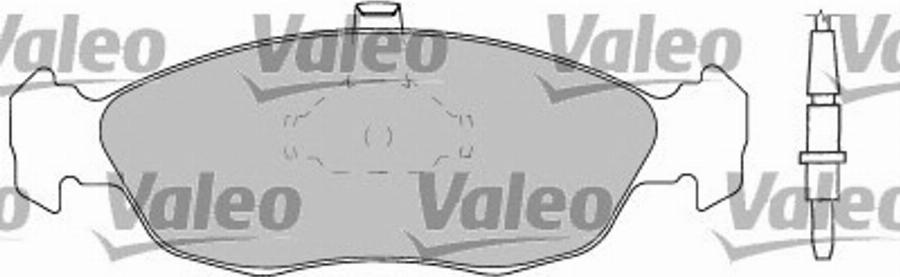 Valeo 597166 - Kit pastiglie freno, Freno a disco autozon.pro