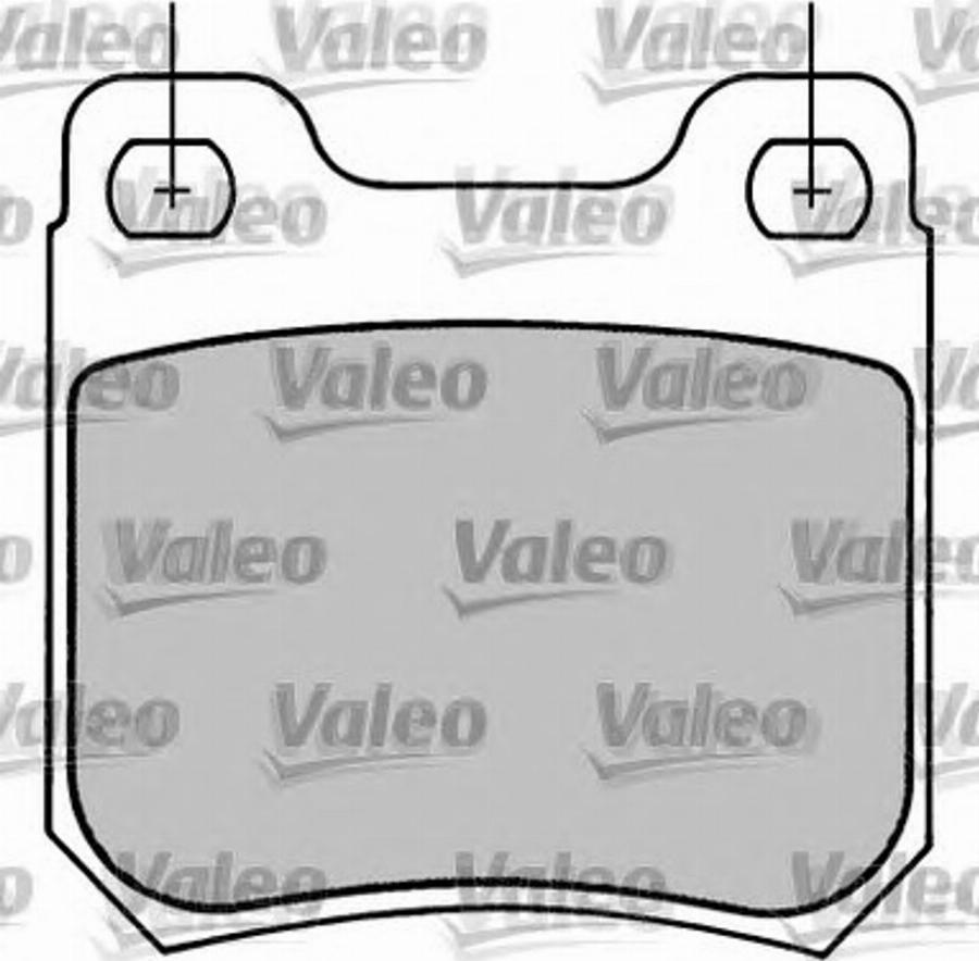 Valeo 597109 - Kit pastiglie freno, Freno a disco autozon.pro