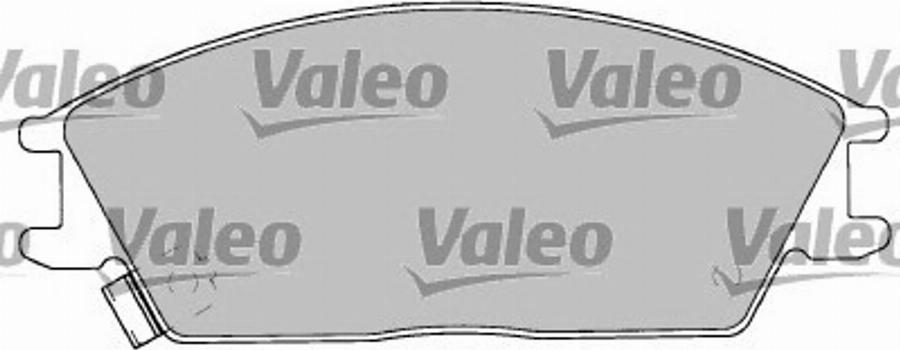 Valeo 597100 - Kit pastiglie freno, Freno a disco autozon.pro