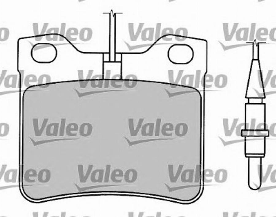 Valeo 597243 - Kit pastiglie freno, Freno a disco autozon.pro