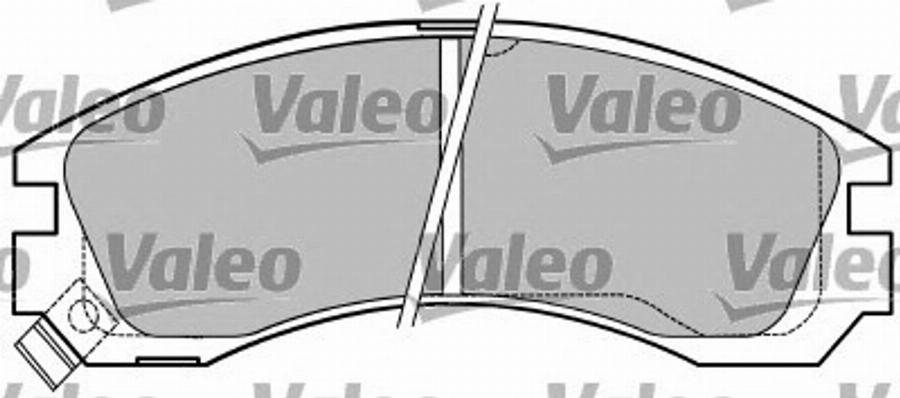 Valeo 597179 - Kit pastiglie freno, Freno a disco autozon.pro