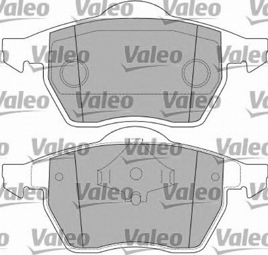 Valeo 597393 - Kit pastiglie freno, Freno a disco autozon.pro