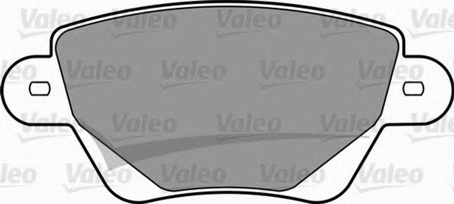 Valeo 597392 - Kit pastiglie freno, Freno a disco autozon.pro