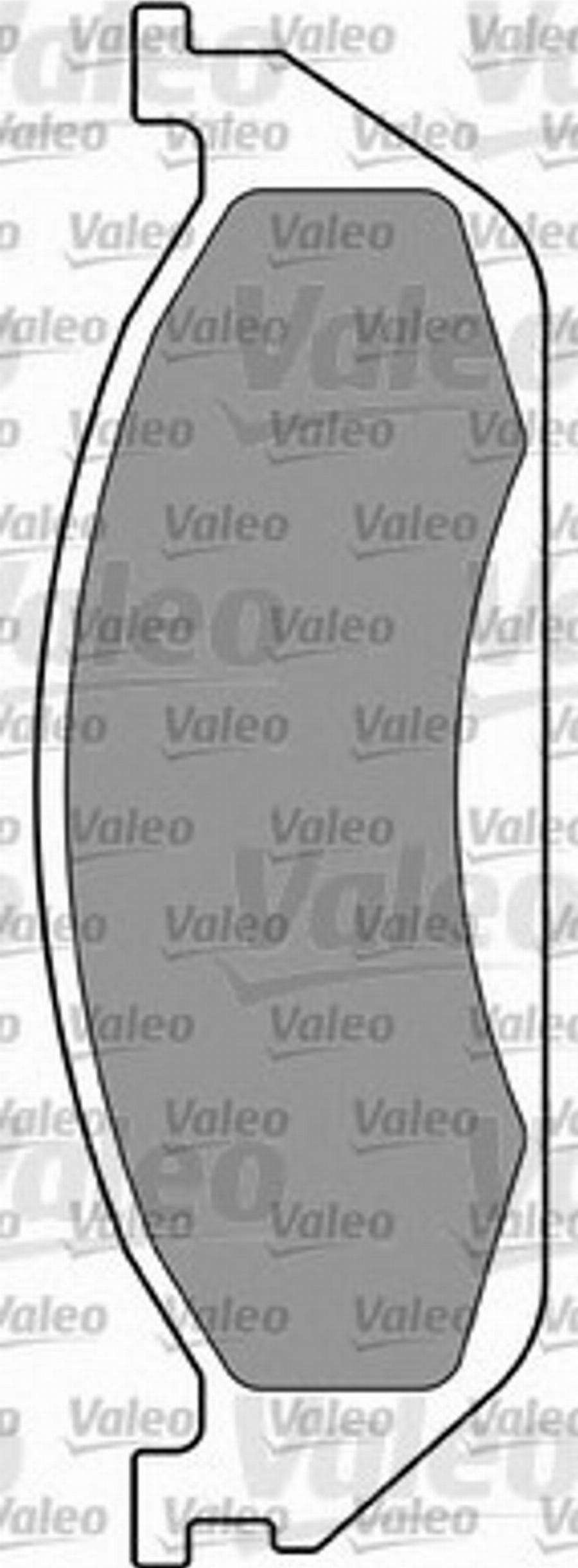 Valeo 597316 - Kit pastiglie freno, Freno a disco autozon.pro