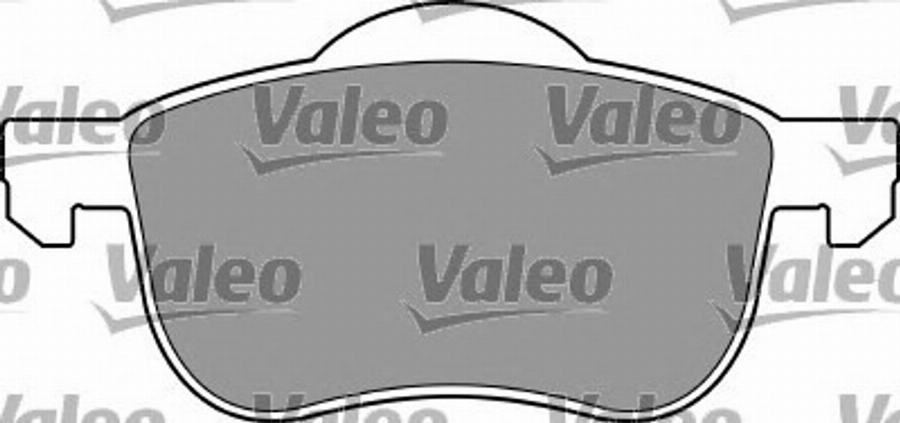 Valeo 597320 - Kit pastiglie freno, Freno a disco autozon.pro