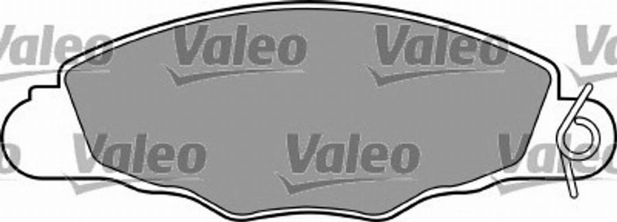 Valeo 597328 - Kit pastiglie freno, Freno a disco autozon.pro