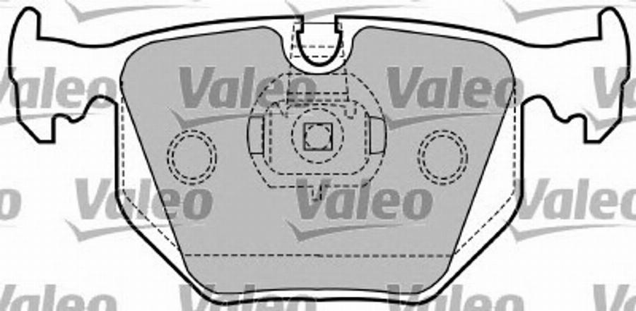 Valeo 597323 - Kit pastiglie freno, Freno a disco autozon.pro