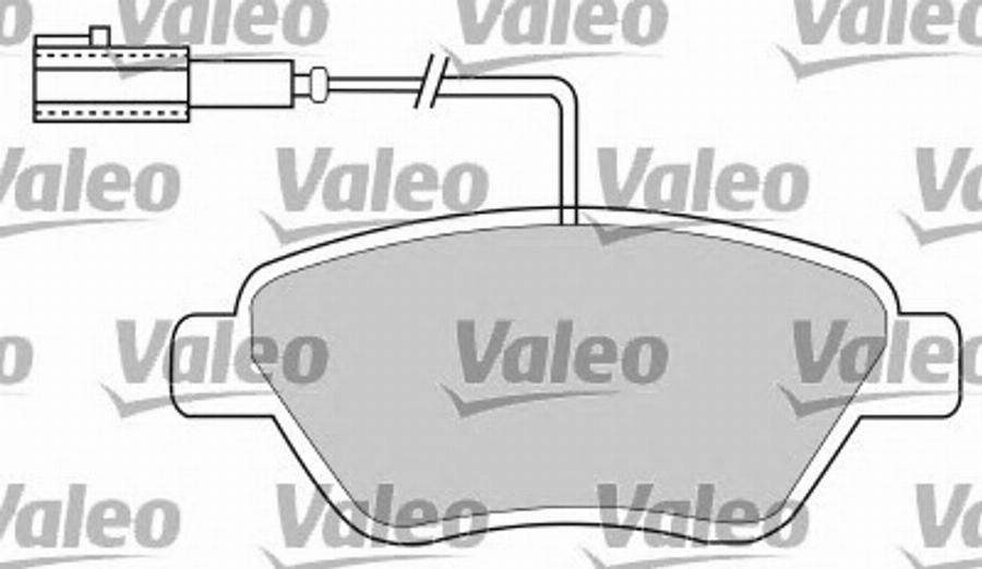 Valeo 597370 - Kit pastiglie freno, Freno a disco autozon.pro