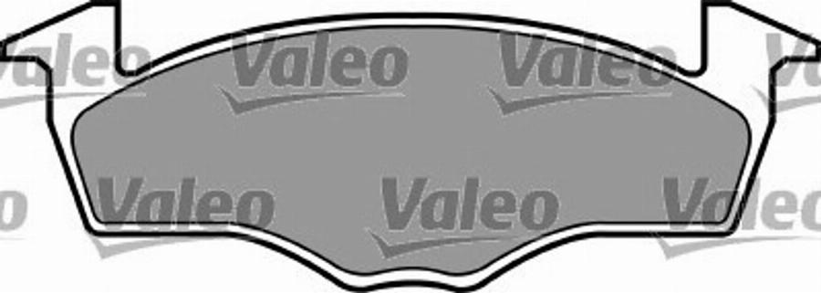 Valeo 597242 - Kit pastiglie freno, Freno a disco autozon.pro