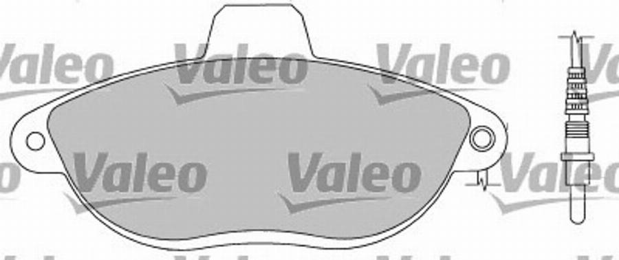 Valeo 597219 - Kit pastiglie freno, Freno a disco autozon.pro