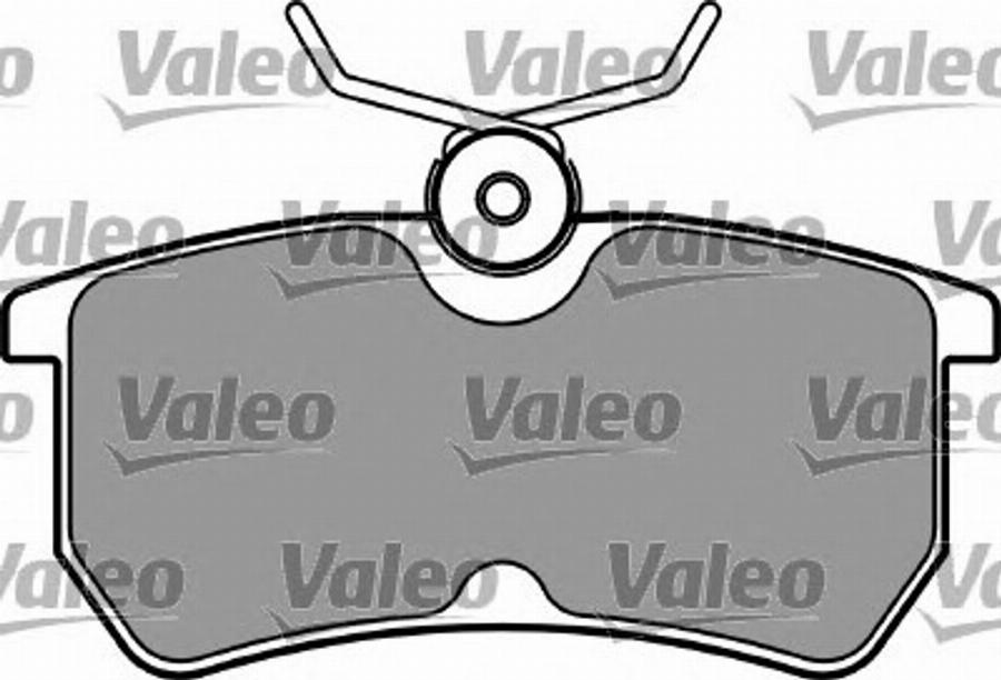 Valeo 597281 - Kit pastiglie freno, Freno a disco autozon.pro