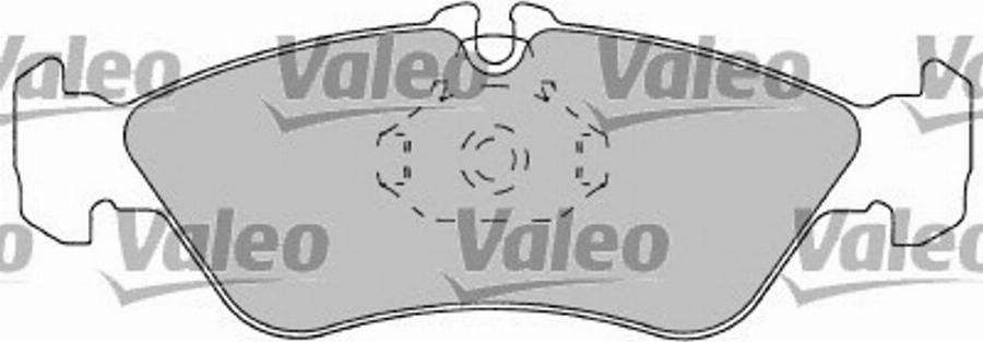 Valeo 597233 - Kit pastiglie freno, Freno a disco autozon.pro