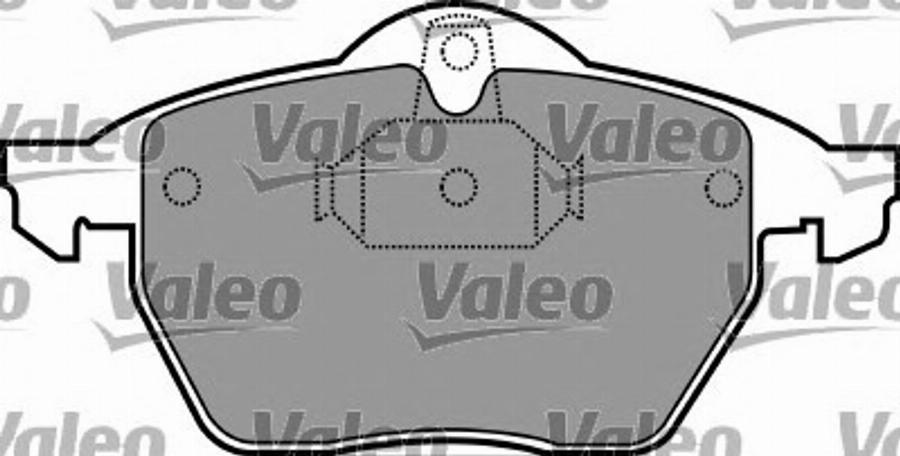 Valeo 597277 - Kit pastiglie freno, Freno a disco autozon.pro