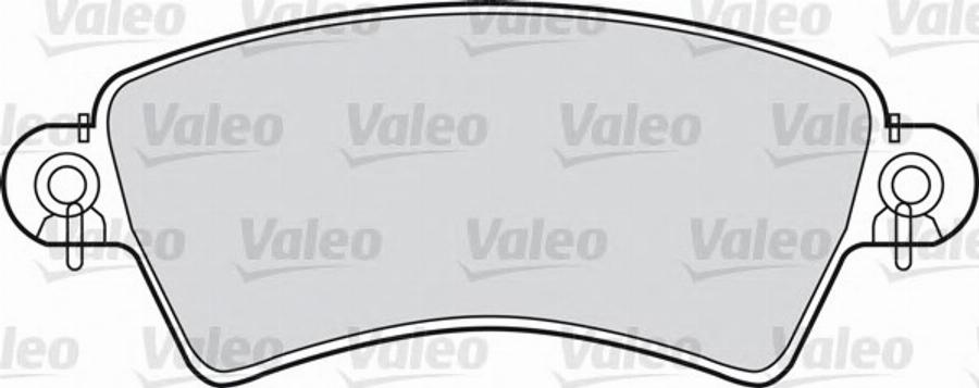 Valeo 540946 - Kit pastiglie freno, Freno a disco autozon.pro